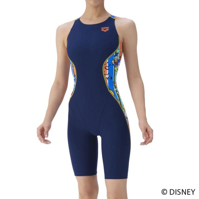 アリーナ ARENA 水泳水着 レディース   トレーニングワンピーススパッツ（オープンバック・ハーフレッグ） AS5FWM55L_7