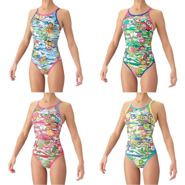 アリーナ ARENA 水泳水着 レディース トレーニングワンピース(オープンバック) AS6FWM31L 6,675円
