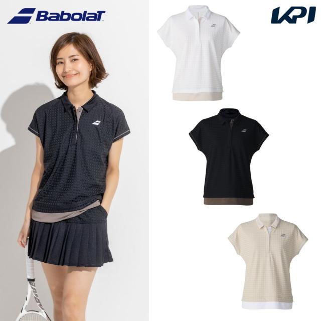 バボラ Babolat テニスウェア レディース PLAY SHORT SLEEVE SHIRT ショートスリーブシャツ BWG6377 2026FW 8月上旬発売予定※予約