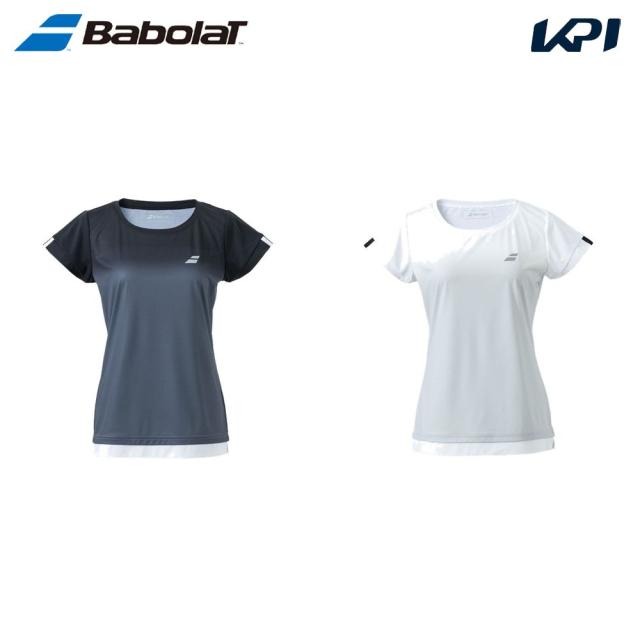 バボラ Babolat テニスウェア レディース CLUB SHORT SLEEVE SHIRT 半袖Tシャツ BWG2332C-2024 2024SSの通販は