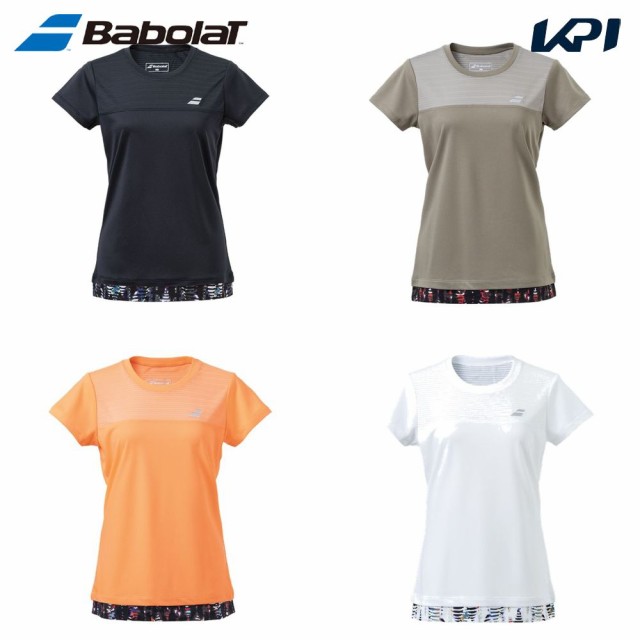 バボラ Babolat テニスウェア レディース PURE SHORT SLEEVE SHIRT