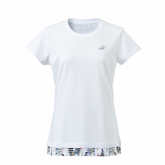 バボラ Babolat テニスウェア レディース PURE SHORT SLEEVE SHIRT