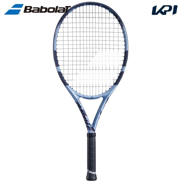 「ガット張り上げ済み」バボラ Babolat ジュニアテニスラケット    PURE DRIVE JR 25 ピュア ドライブ JR 25 メタリックブルー 2025 140532