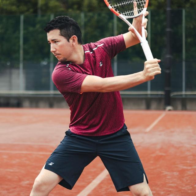 バボラ　テニスウェアセットアップ　　　　　サイズL バボラ Babolat テニスウェア メンズ VS ショートパンツ BUG4450