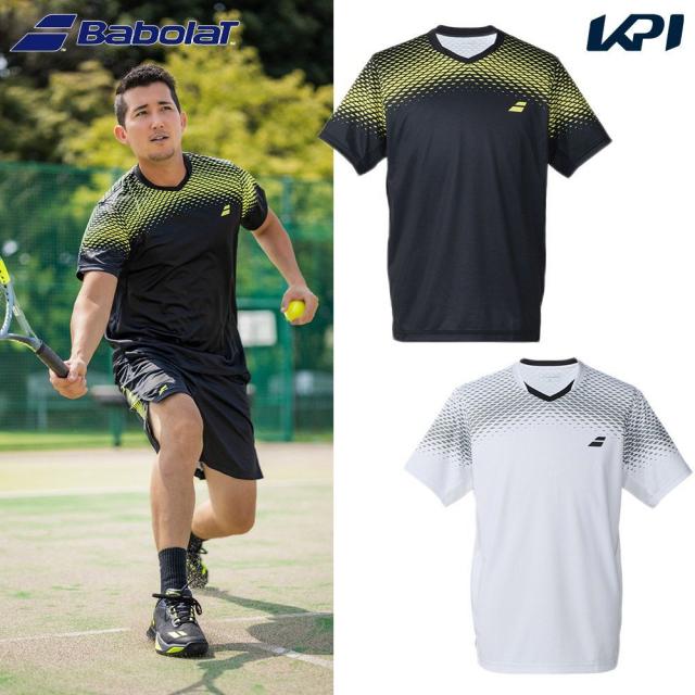 バボラ Babolat テニスウェア ユニセックス PLAY SHORT SLEEVE SHIRT　 ショートスリーブシャツ ゲームシャツ BUG6303 2026SS