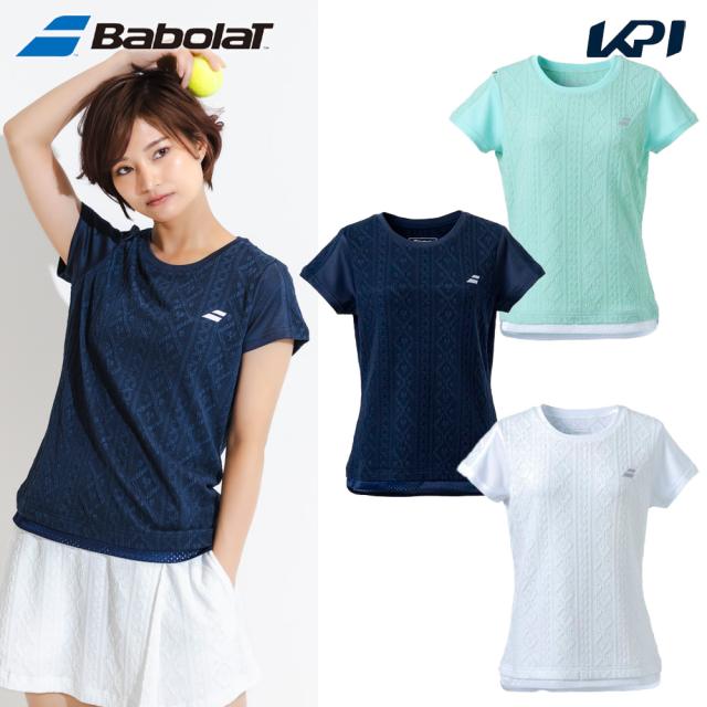 バボラ Babolat テニスウェア レディース   PURE ショートスリーブシャツ BWG4376 2024FWの通販は