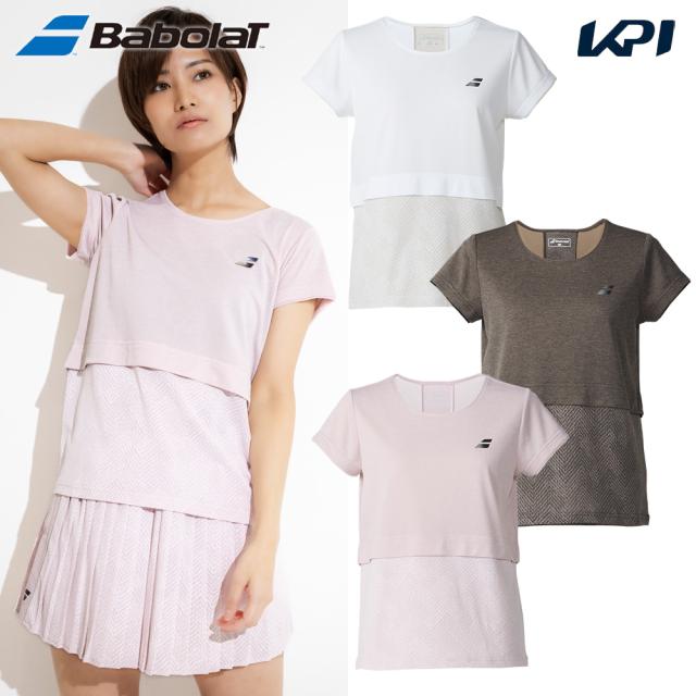 バボラ Babolat テニスウェア レディース VS SHORT SLEEVE SHIRT