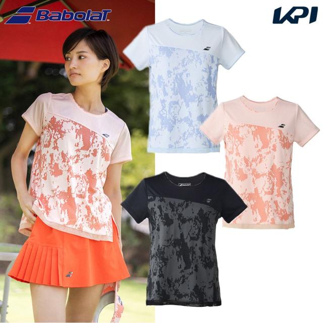 バボラ Babolat テニスウェア レディース PLAY SHORT SLEEVE SHIRT ショートスリーブシャツ BWG6320 2026SS