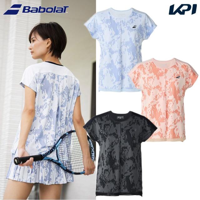 バボラ Babolat テニスウェア レディース PLAY SHORT SLEEVE SHIRT LOOSE FIT ショートスリーブシャツ ルーズフィット BWG6321 2026SS