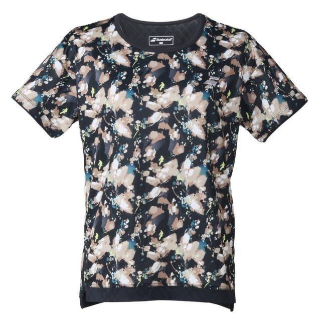 バボラ Babolat テニスウェア レディース PLAY SHORT SLEEVE SHIRT LOOSE FIT ショートスリーブシャツ ルーズフィット ゲームシャツ BWG6323 2026SS_3