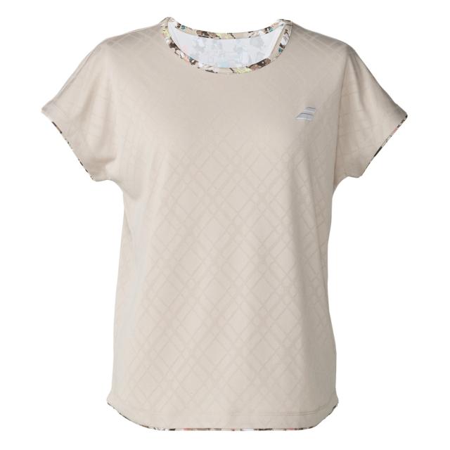 バボラ Babolat テニスウェア レディース PLAY SHORT SLEEVE SHIRT LOOSE FIT ショートスリーブシャツ ルーズフィット ゲームシャツ BWG6324 2026SS_2