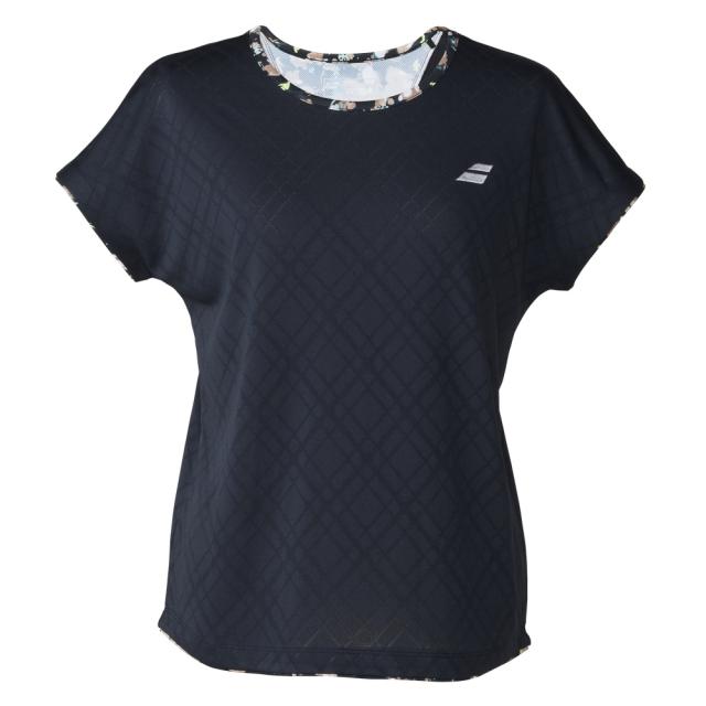 バボラ Babolat テニスウェア レディース PLAY SHORT SLEEVE SHIRT LOOSE FIT ショートスリーブシャツ ルーズフィット ゲームシャツ BWG6324 2026SS_3