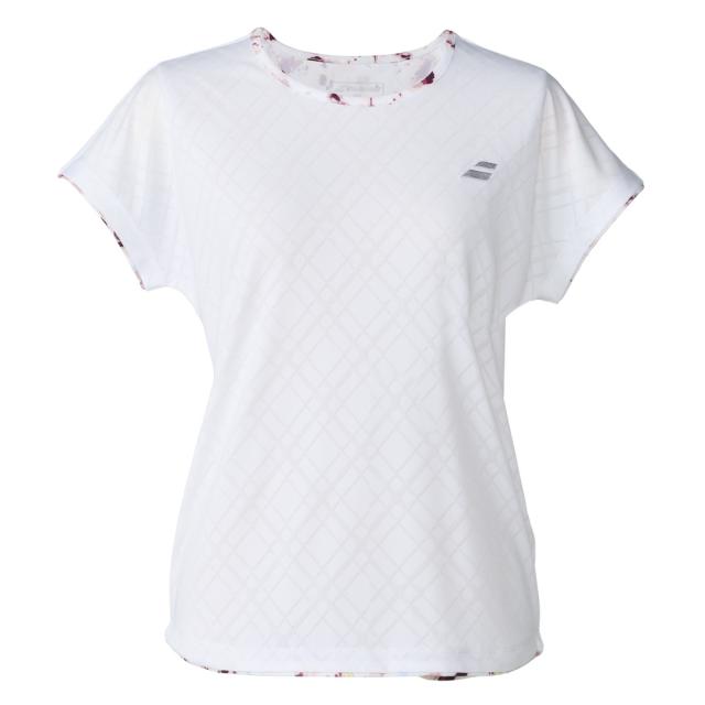 バボラ Babolat テニスウェア レディース PLAY SHORT SLEEVE SHIRT LOOSE FIT ショートスリーブシャツ ルーズフィット ゲームシャツ BWG6324 2026SS_1