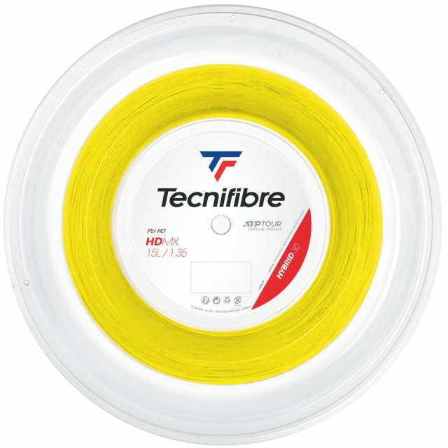 『即日出荷』テクニファイバー Tecnifibre テニスガット・ストリング HDMX 1.35mm 200mロール YELLOW TFR307 TFSR300