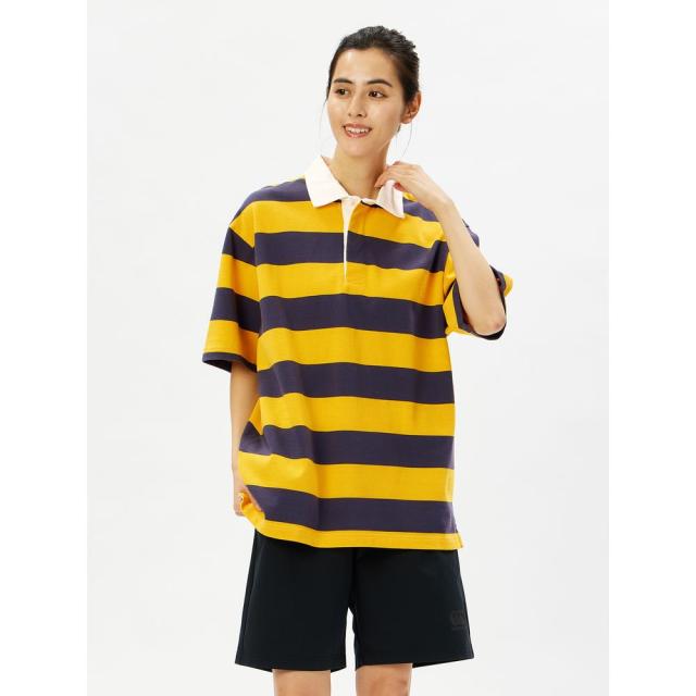カンタベリー CANTERBURY ラグビーウェア ユニセックス   S/S 2.5INCH STRIPE RUGBY JERSEY RA34136 2024SS