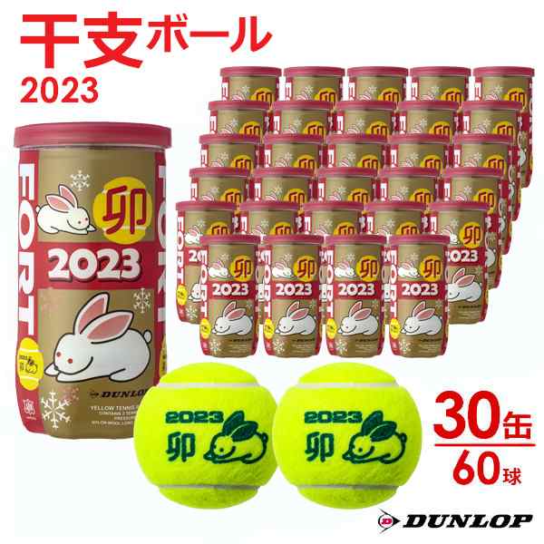 365日出荷】ダンロップ DUNLOP 硬式テニスボール 干支ボール 2023年