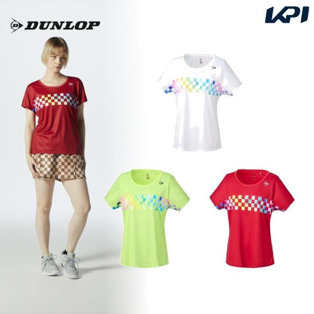 【美品】ダンロップ  ウォームアップ セットアップ テニスウェア レディース DUNLOP ダンロップ テニスウェア『レディース』 ゲームシャツ