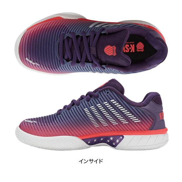 ケイ・スイス K・SWISS テニスシューズ レディース HYPERCOURT EXPRESS 2 WOMEN（PURPLE X PINK）ハイパーコートエクスプレス2 KS96613593PP_2
