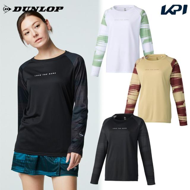 上下セット】ダンロップ DUNLOP テニスウェア レディース LスリーブT