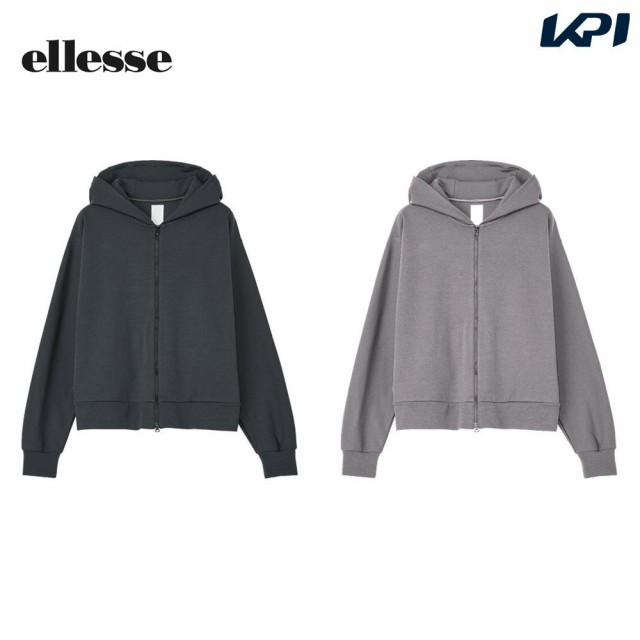 エレッセ Ellesse テニスウェア レディース ミディアムシックネスフルジップフーディー EW324100 2024SS