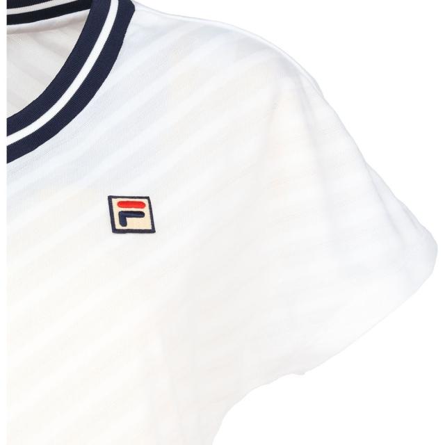 フィラ FILA テニスウェア レディース ゲームシャツ VL2864 2024SSの