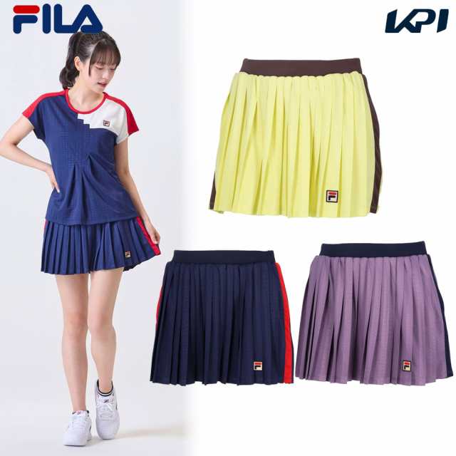 フィラ FILA テニスウェア レディース スコート VL2934 2024FW