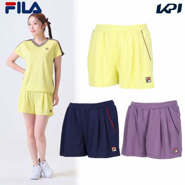 フィラ FILA テニスウェア レディース ショートパンツ VL2935 2024FW