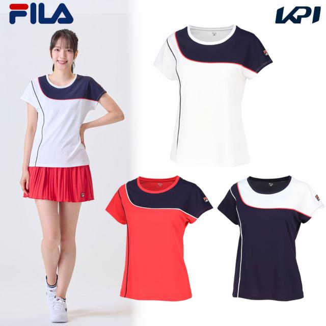 フィラ FILA テニスウェア レディース   ゲームシャツ VL2937 2024FWの通販は 5,156円