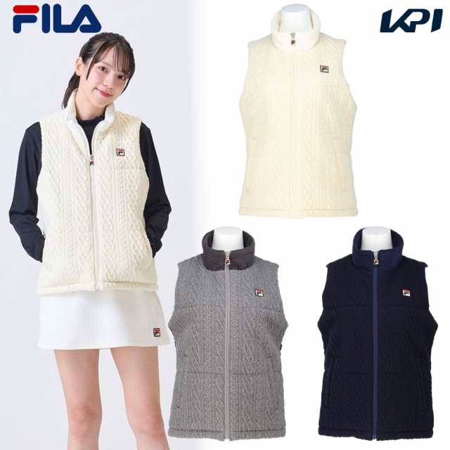 フィラ FILA テニスウェア レディース   ベスト VL2977 2024FWの通販は