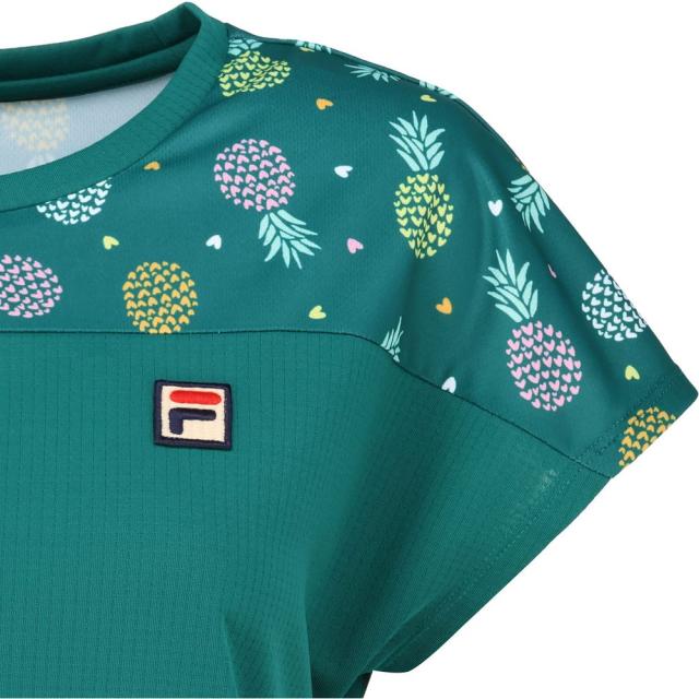 フィラ FILA テニスウェア レディース ゲームシャツ CZ6SGW007 2026SS_4
