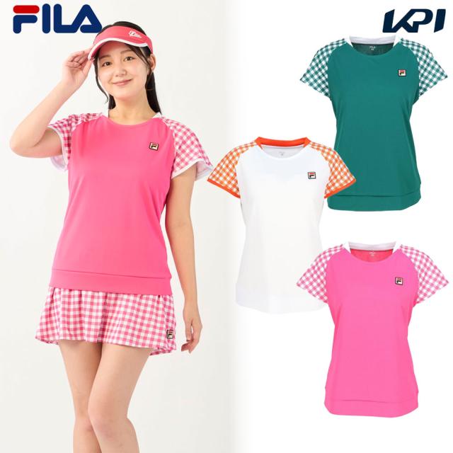 【上下セット】フィラ FILA テニスウェア レディース ゲームシャツ×スコート CZ6SGW014-CZ6SGW015 2026SS_1