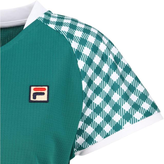 【上下セット】フィラ FILA テニスウェア レディース ゲームシャツ×スコート CZ6SGW014-CZ6SGW015 2026SS_5