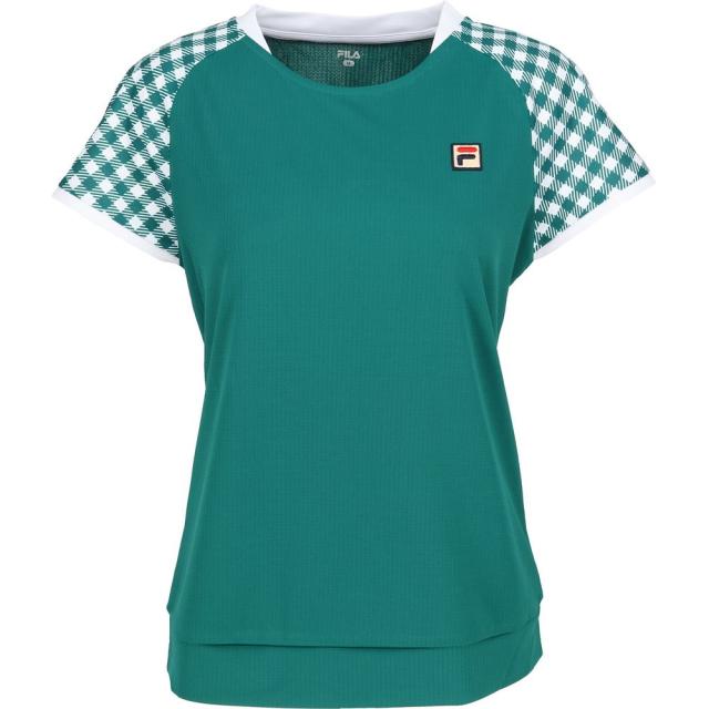 【上下セット】フィラ FILA テニスウェア レディース ゲームシャツ×スコート CZ6SGW014-CZ6SGW015 2026SS_2