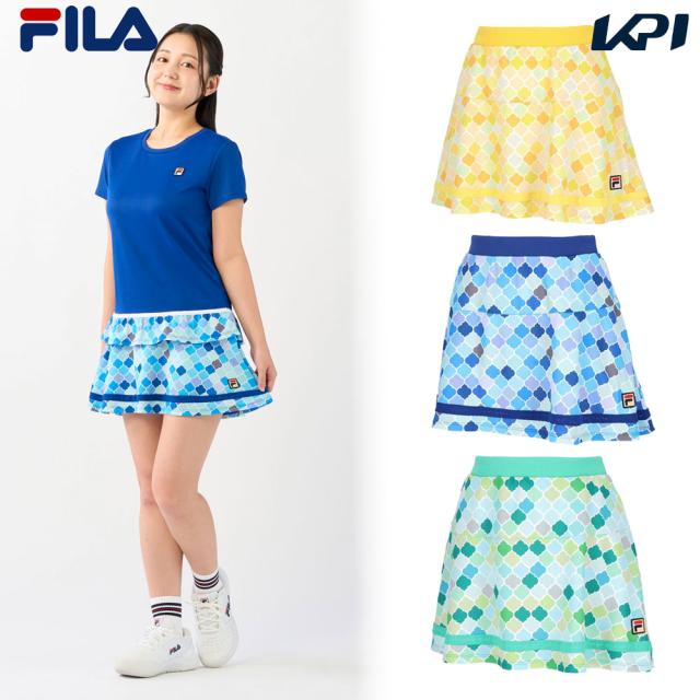 【上下セット】フィラ FILA テニスウェア レディース ゲームシャツ×スコート CZ6SGW024-CZ6SGW025 2026SS_2