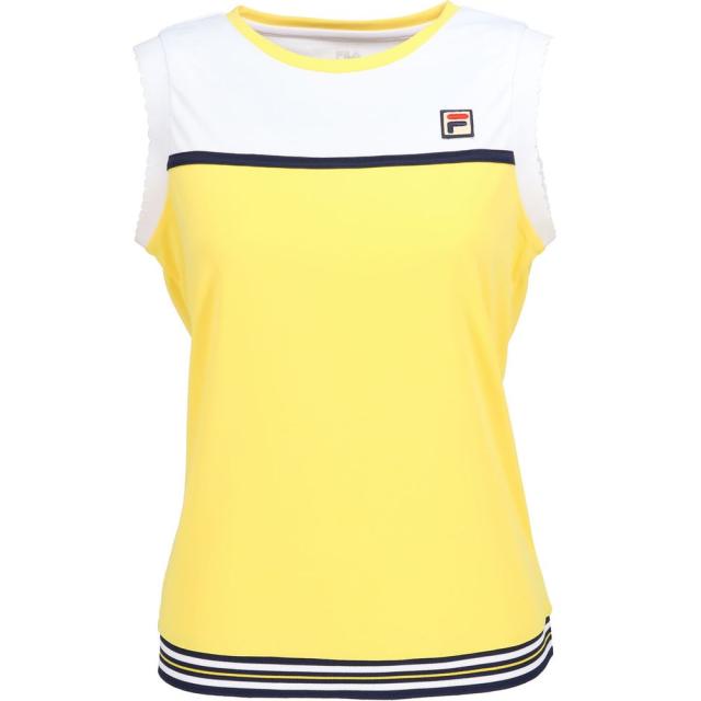 【上下セット】フィラ FILA テニスウェア レディース ノースリーブゲームシャツ×スコート CZ6SGW037-CZ6SGW038 2026SS_3