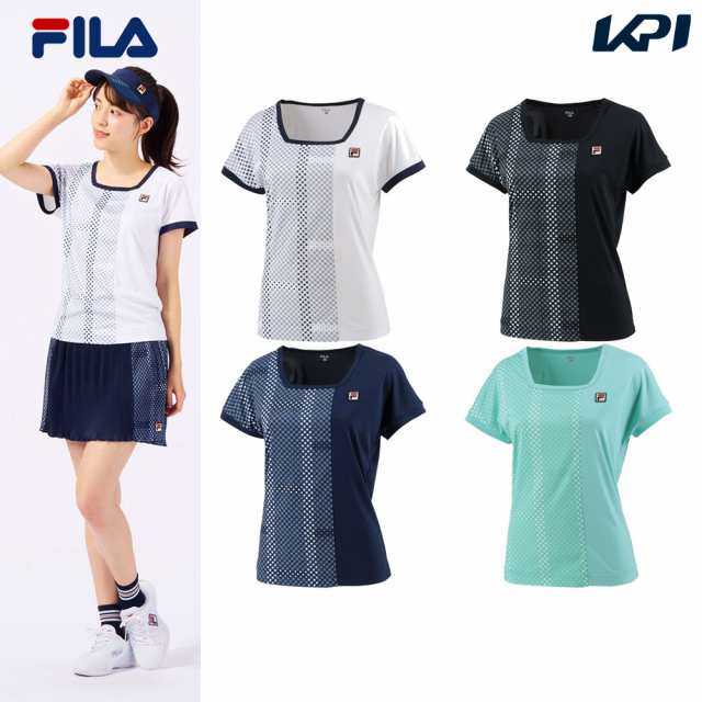 フィラ FILA テニスウェア レディース ゲームシャツ VL2628 2023SSの