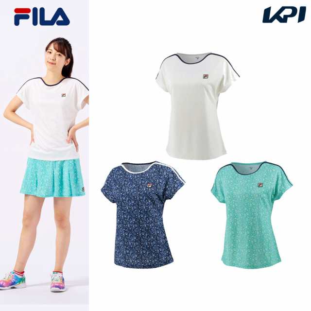 フィラ FILA テニスウェア レディース ゲームシャツ VL2639 2023SSの