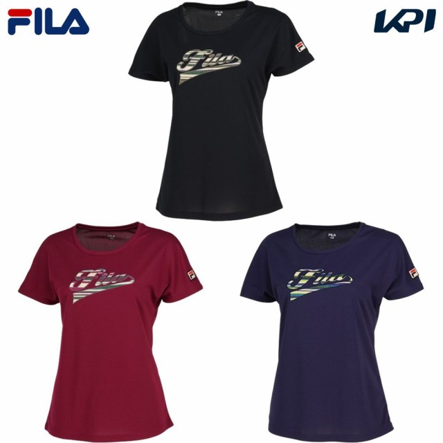 フィラ FILA テニスウェア レディース アップリケTシャツ - ウェア