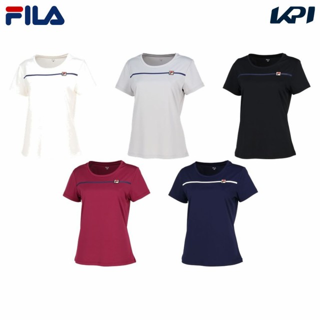 最高 フィラ FILA テニスウェア レディース ゲームシャツ VL2705 2023FW 8月上旬発売予定※予約