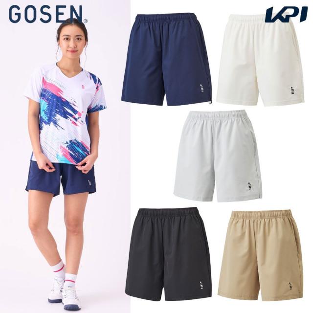 【上下セット】ゴーセン GOSEN テニスウェア レディース ゲームシャツ×ハーフパンツ T2603-PP2441 2026SS_2