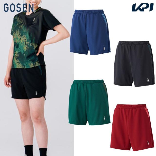 【上下セット】ゴーセン GOSEN テニスウェア レディース ゲームシャツ×ハーフパンツ T2613-PP2601 2026SS_2