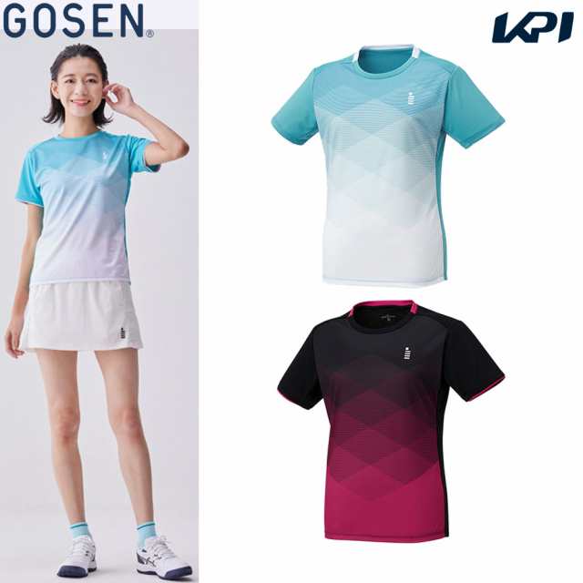 ゴーセン GOSEN テニスウェア レディース ゲームシャツ T2303 2023SSの通販は