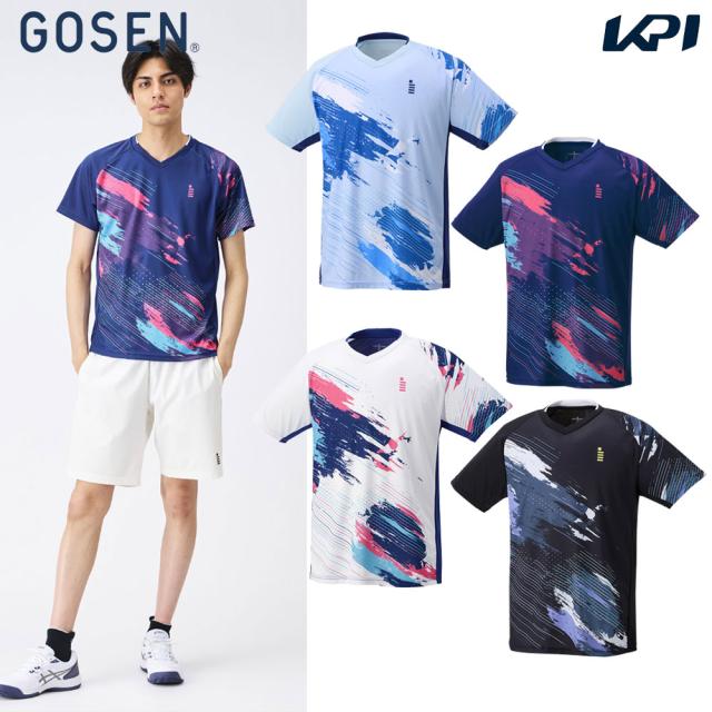 ゴーセン GOSEN テニスウェア ユニセックス   ゲームシャツ T2440 2024FWの通販は 5,131円