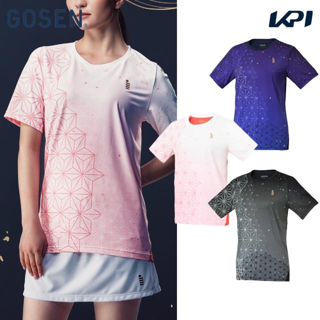 ゴーセン GOSEN テニスウェア レディース   ゲームシャツ T2501 2025SS