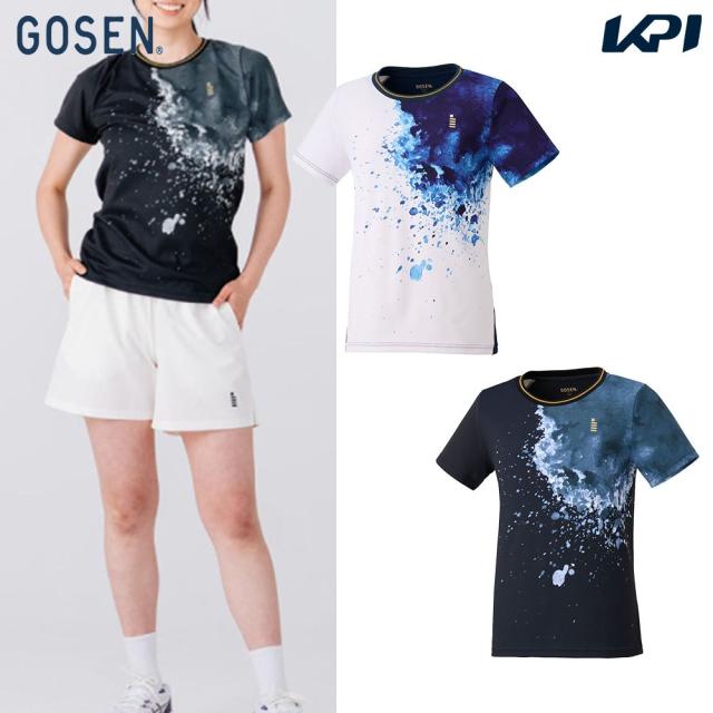 【上下セット】ゴーセン GOSEN テニスウェア レディース ゲームシャツ×ハーフパンツ T2603-PP2441 2026SS_1