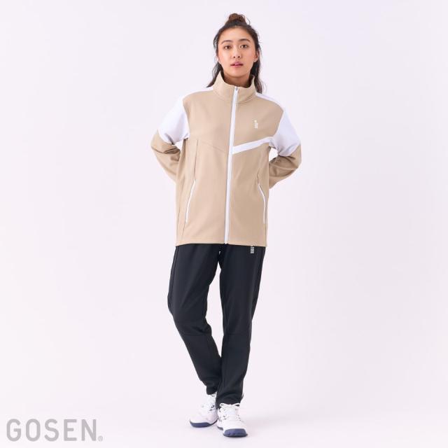 ゴーセン GOSEN テニスウェア ユニセックス   裏起毛ストレッチジャケット W2440 2024FW_7