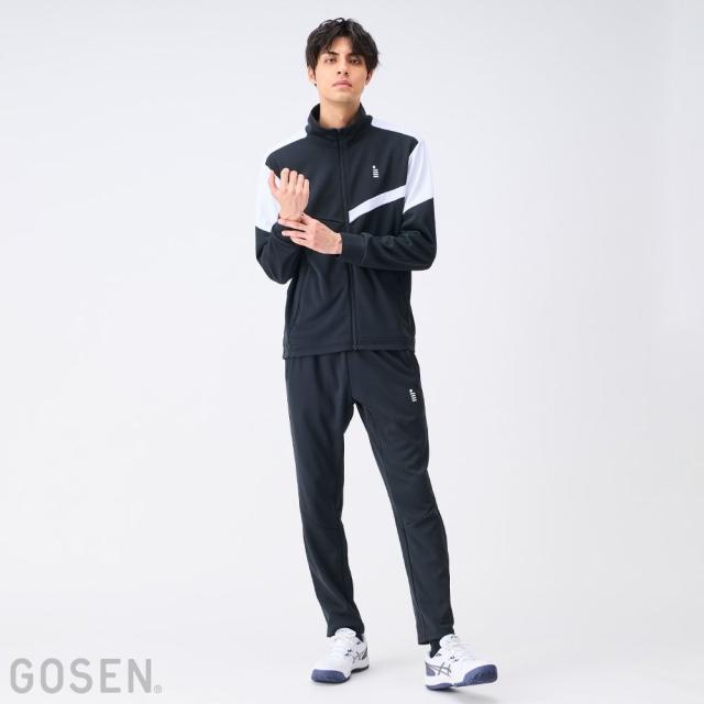 ゴーセン GOSEN テニスウェア ユニセックス   裏起毛ストレッチジャケット W2440 2024FW_8
