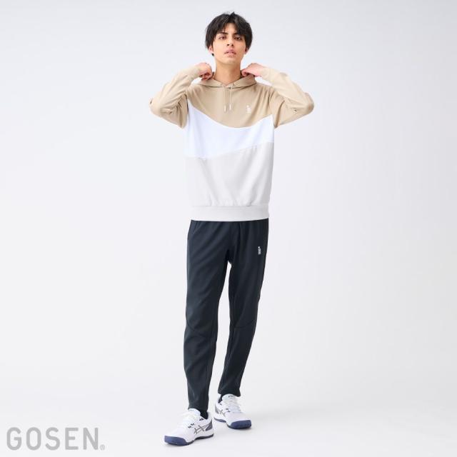 ゴーセン GOSEN テニスウェア ユニセックス 裏起毛ストレッチパーカー W2442 2024FW_8
