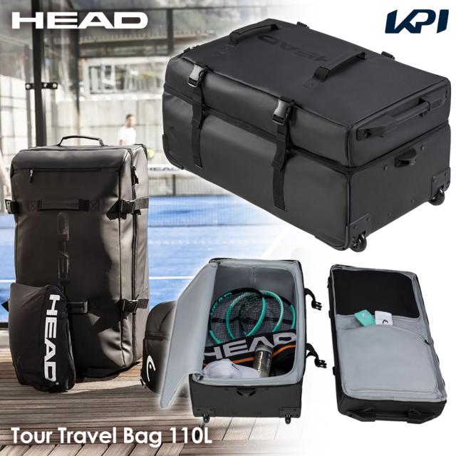 ヘッド HEAD テニスバッグ・ケース  Tour Travel Bag 110L BK ツアー トラベルバッグ  キャリーバッグ 260724