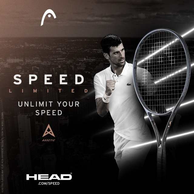 ヘッド HEAD テニスラケット Speed MP BLK 2023 スピード MP ブラック リミテッド Speed LTD 限定カラー  ジョコビッチ選手モデル フレー｜au PAY マーケット